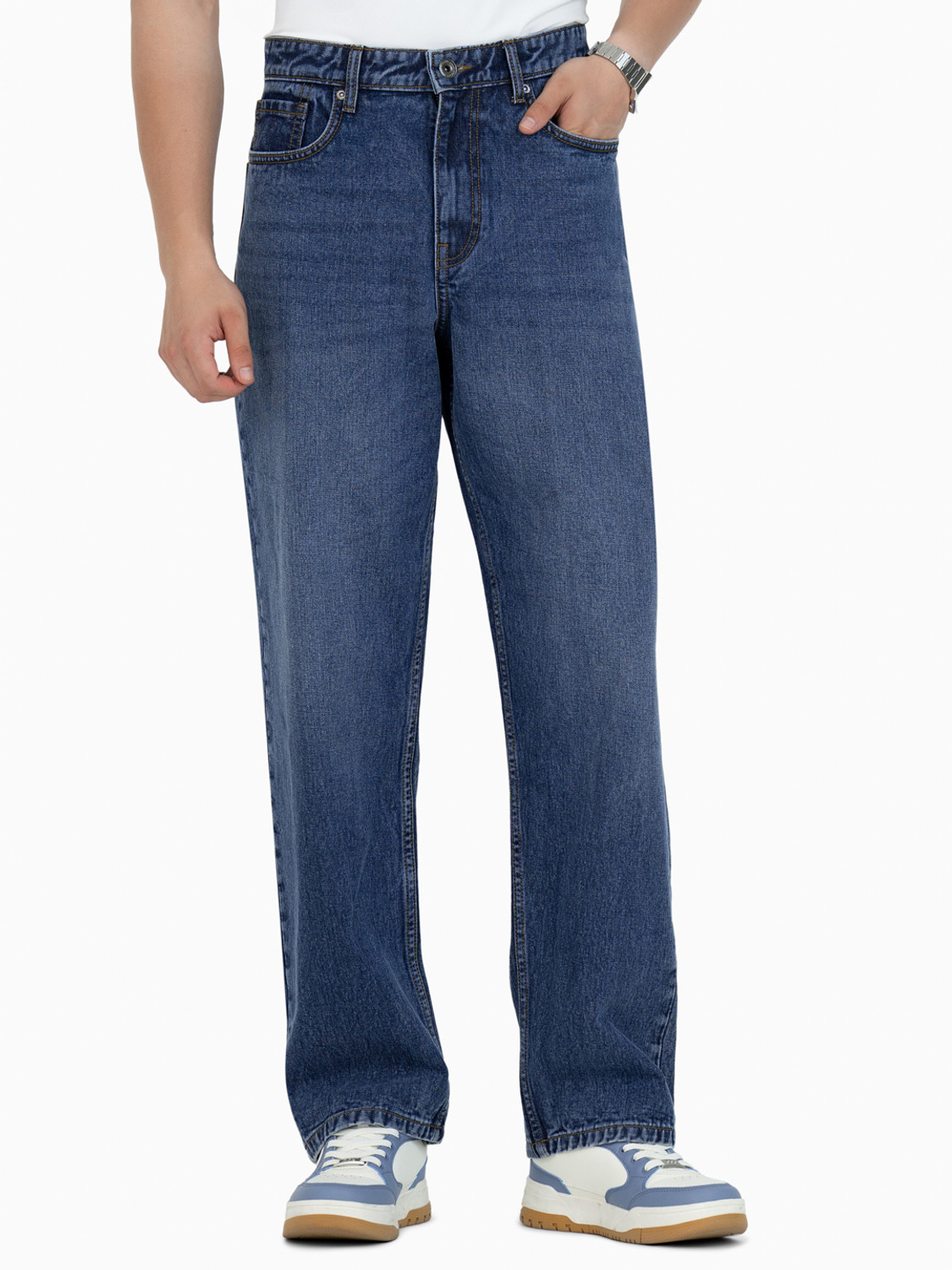 RED TAPE Loose Fit Men Blue Jeans