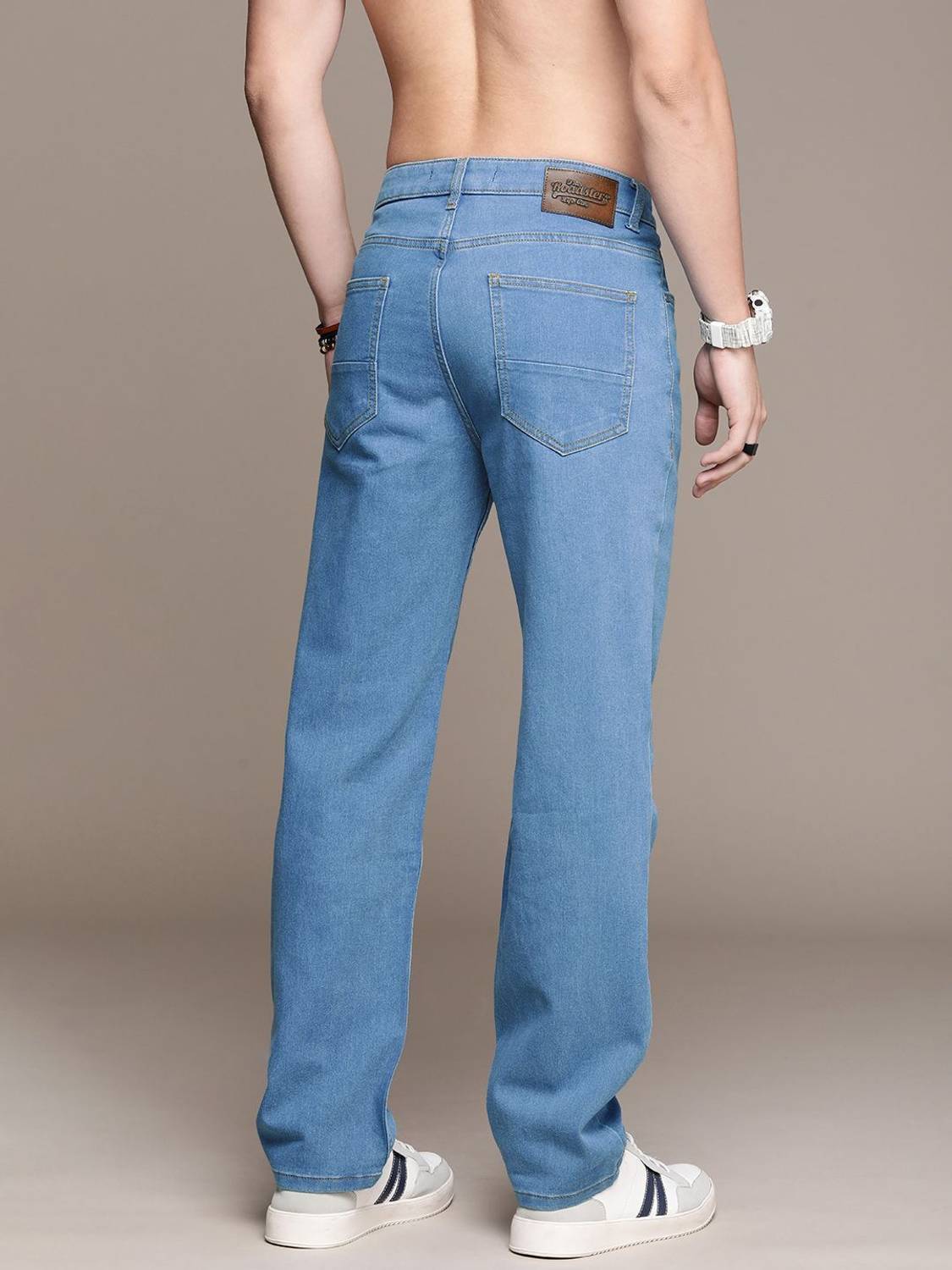 Roadster Straight Fit Men Blue Jeans