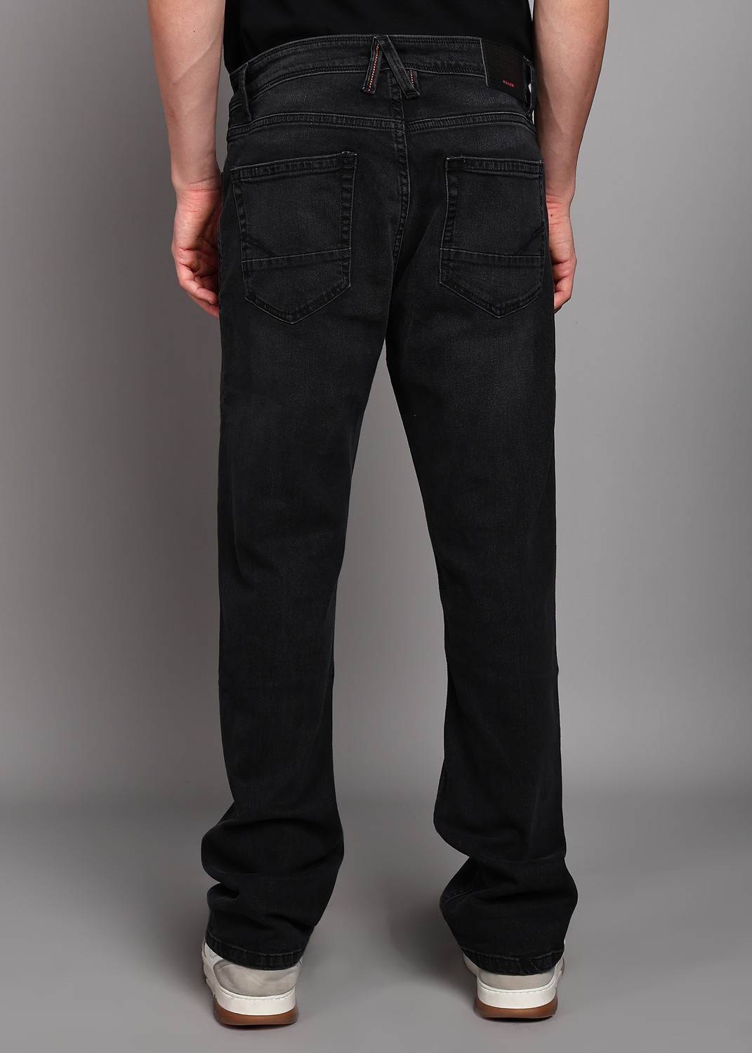Image of KILLER Straight Fit Men Black Jeans