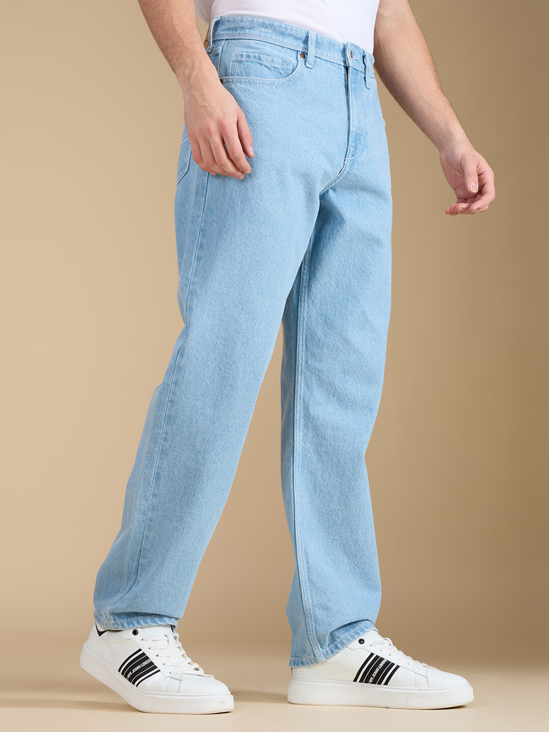 Image of Pepe Jeans Relaxed Fit Men Blue Jeans