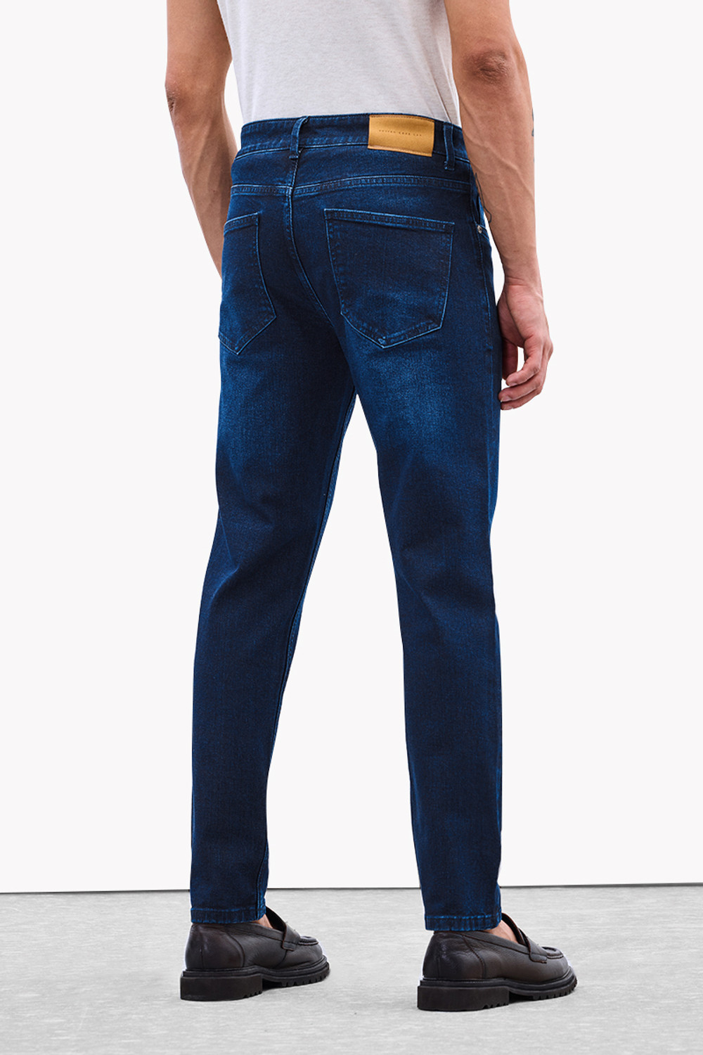 Image of Snitch Slim Men Dark Blue Jeans