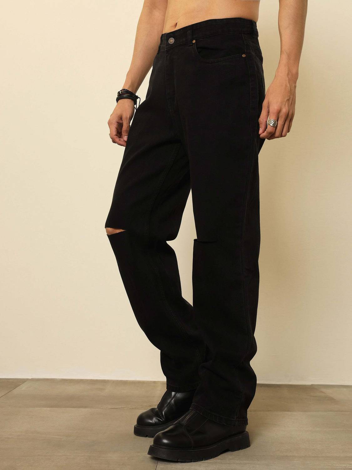 MASCLN SASSAFRAS Black Jeans - Image 3