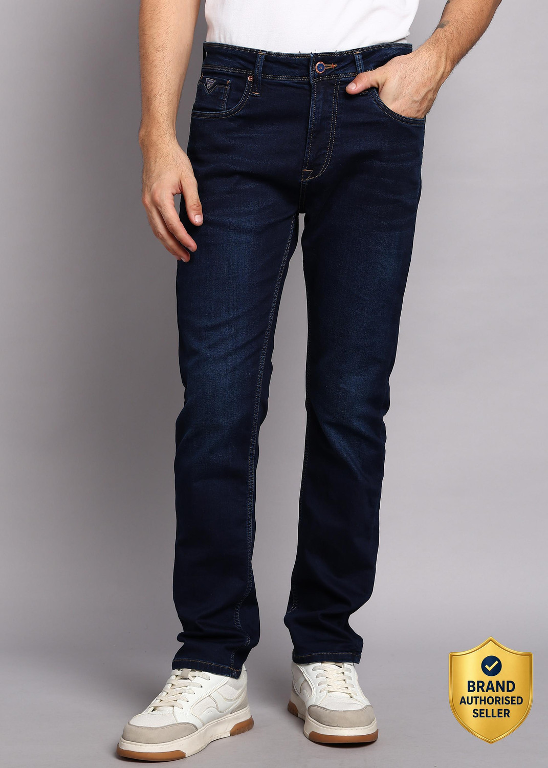Image of KILLER Slim Men Dark Blue Jeans
