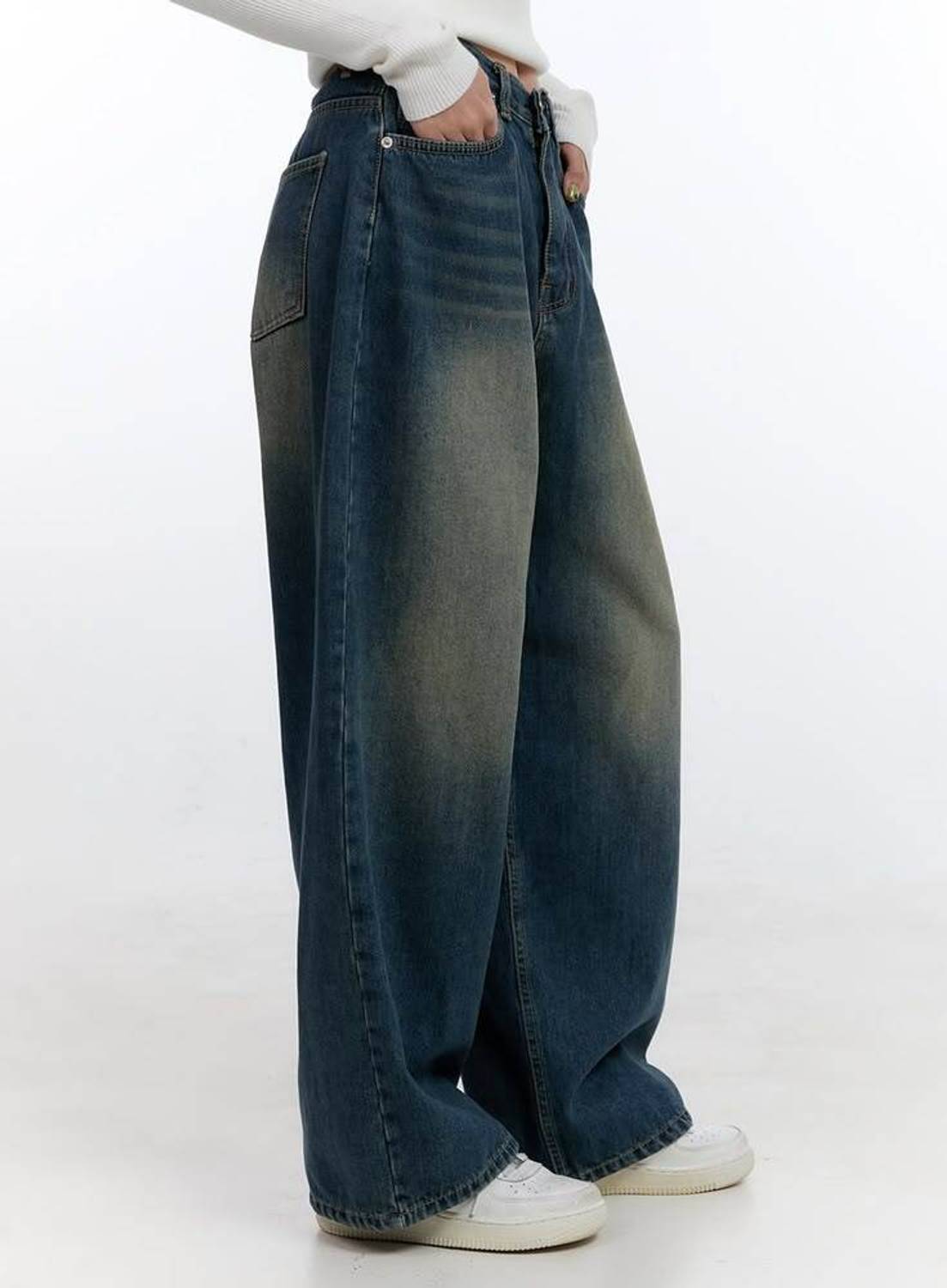 Shiv Laheri Baggy Fit Women Blue Jeans - Image 4