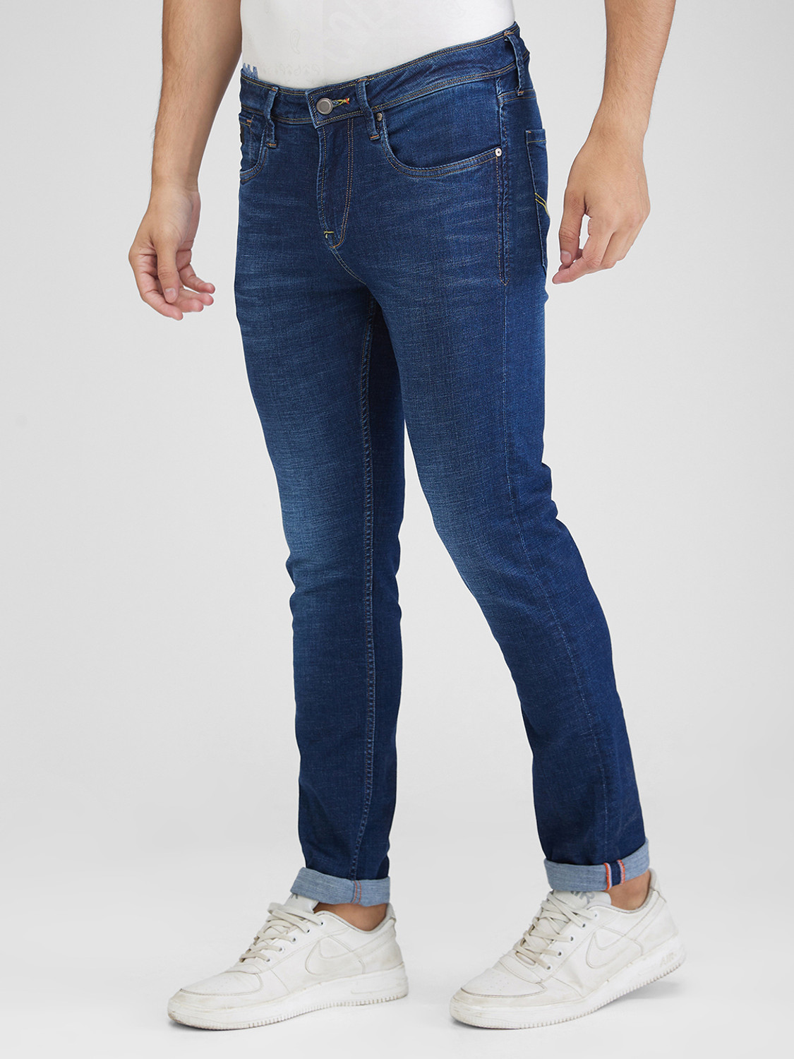 Image of KILLER Skinny Men Dark Blue Jeans