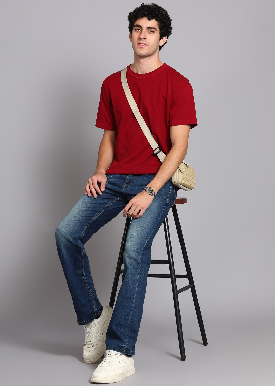 Image of PETER ENGLAND Regular Men Blue Jeans