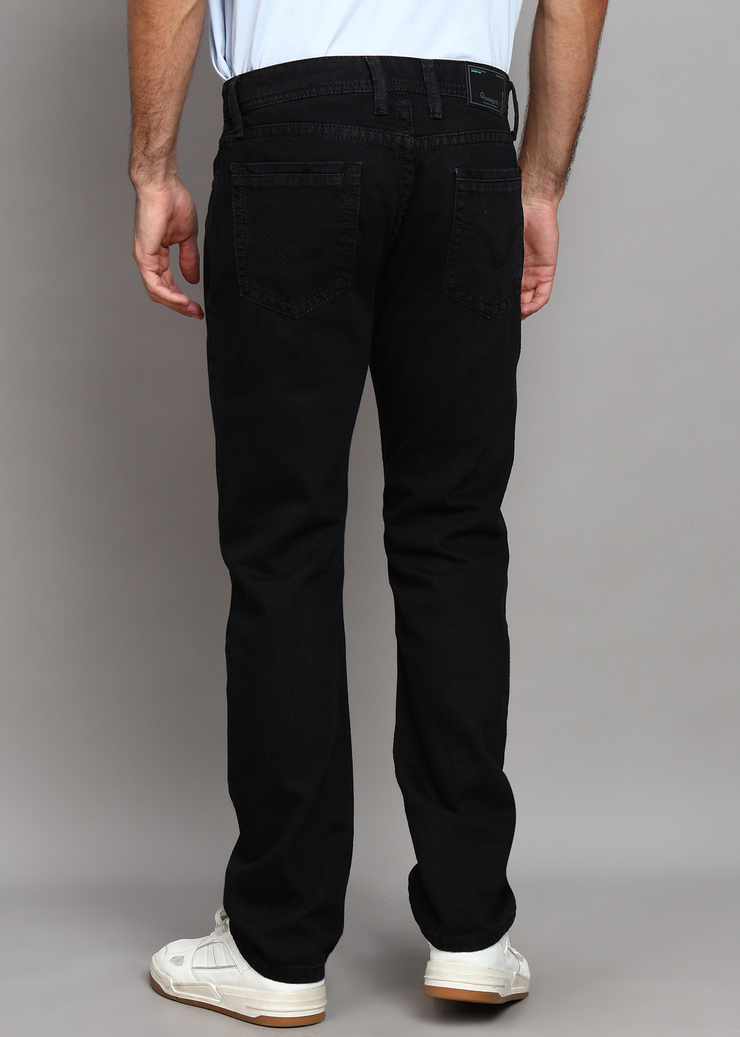 Image of INTEGRITI Straight Fit Men Black Jeans