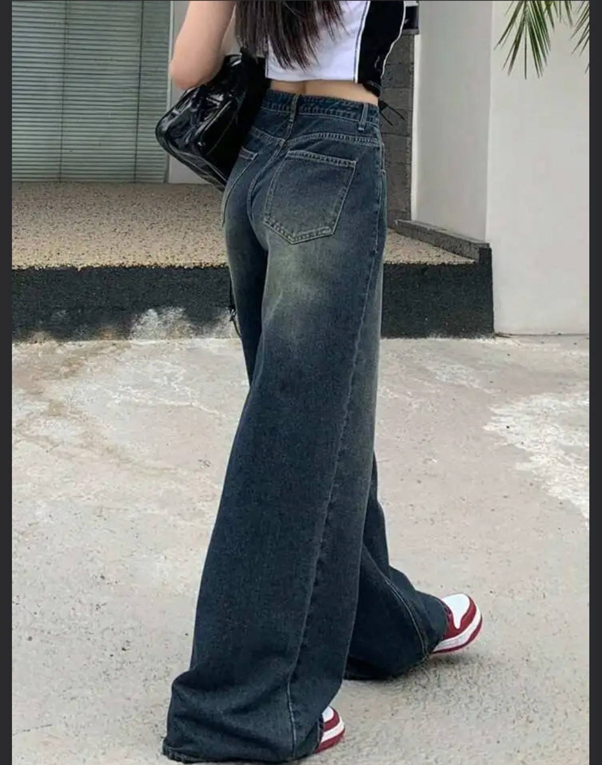 Image of RUNISHA Loose Fit Women Blue, Green, Dark Blue Jeans