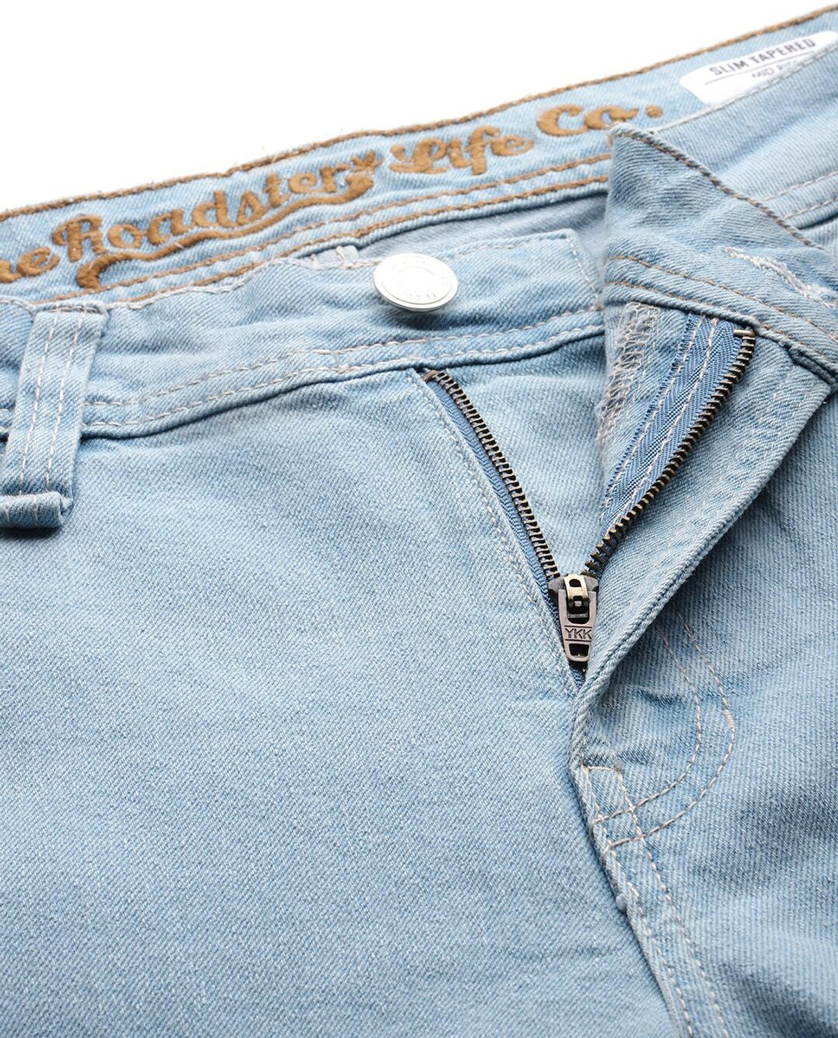 Image of Roadster Tapered Fit Men Blue Jeans