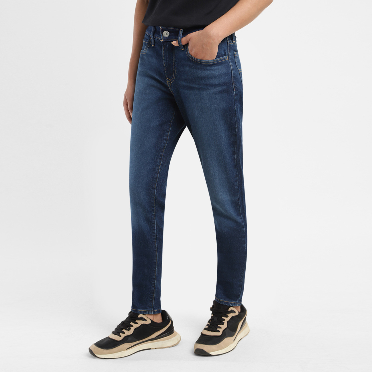 Image of LEVI'S 710 Super Skinny Women Blue Jeans