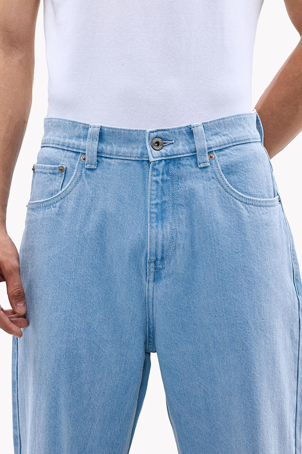 Image of Snitch Loose Fit Men Light Blue Jeans