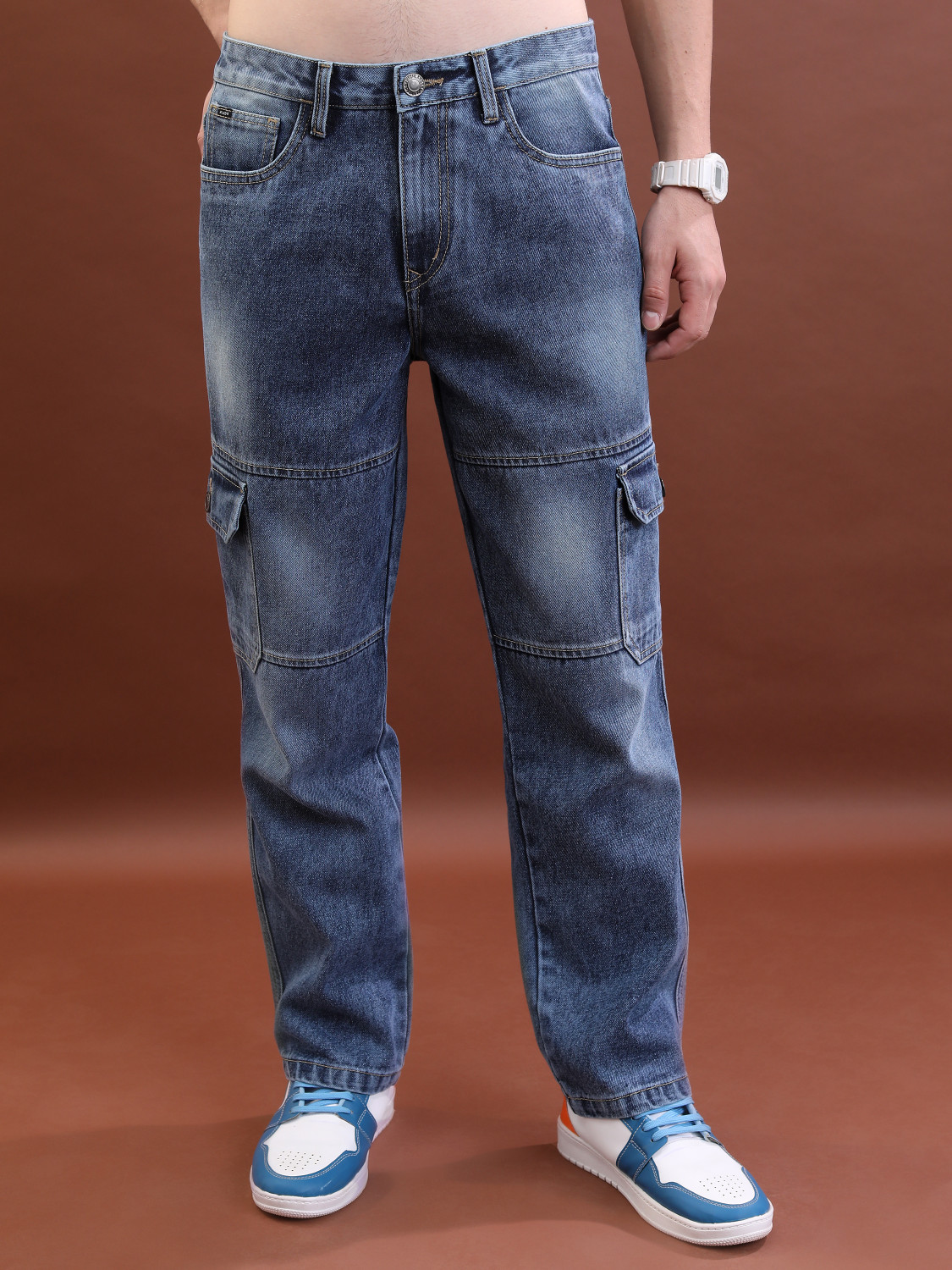 HIGHLANDER Straight Fit Men Blue Jeans