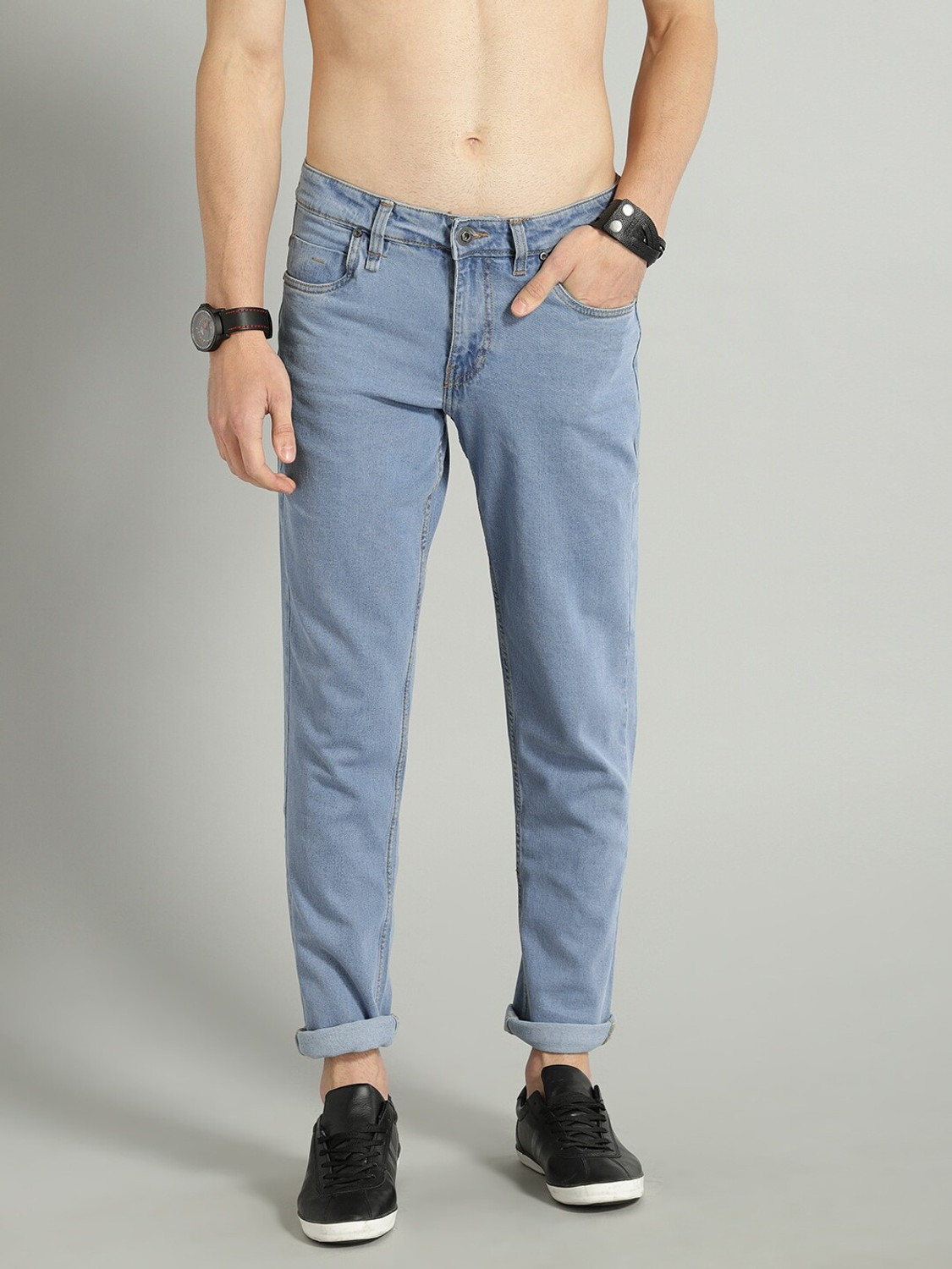 Image of Roadster Slim Men Blue Jeans