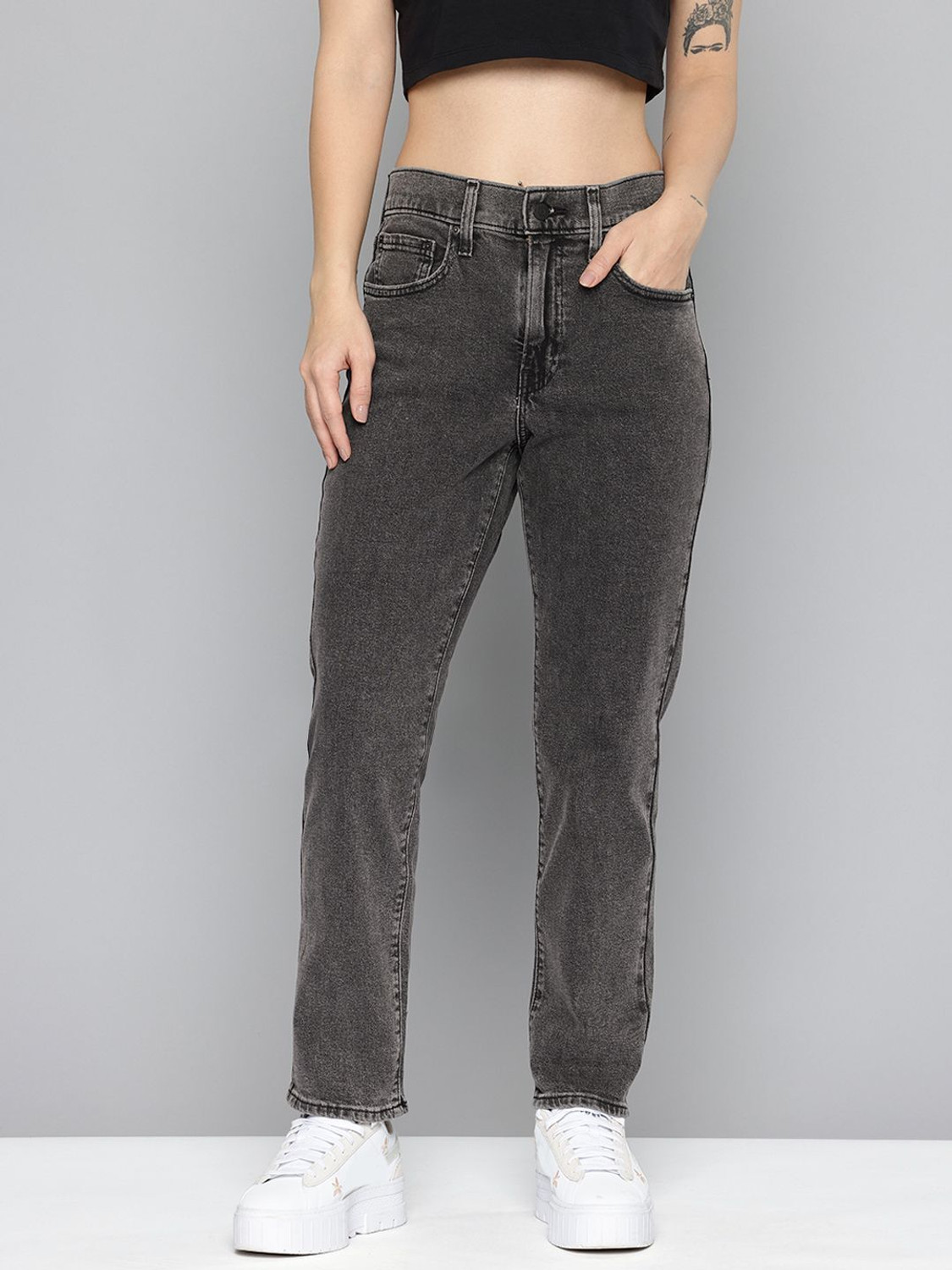 Image of LEVI'S Slim Women Black Jeans
