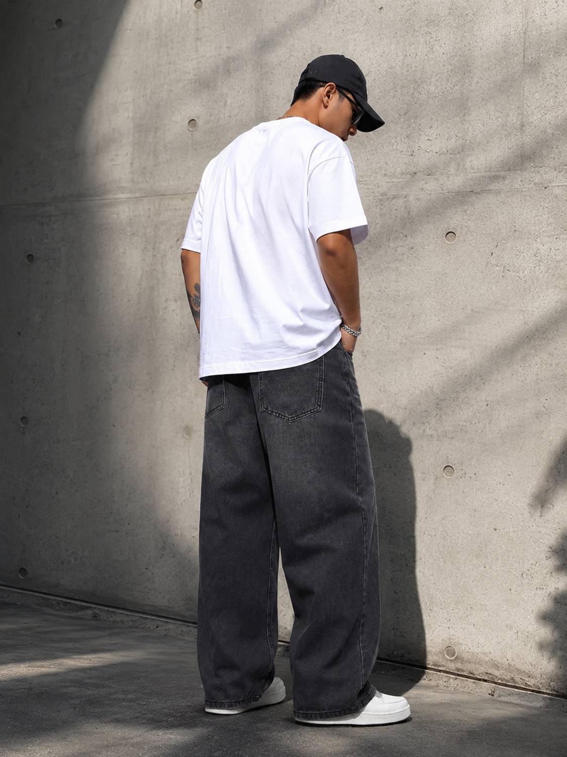 7 CUTS Straight Fit Men Grey Jeans - Image 2