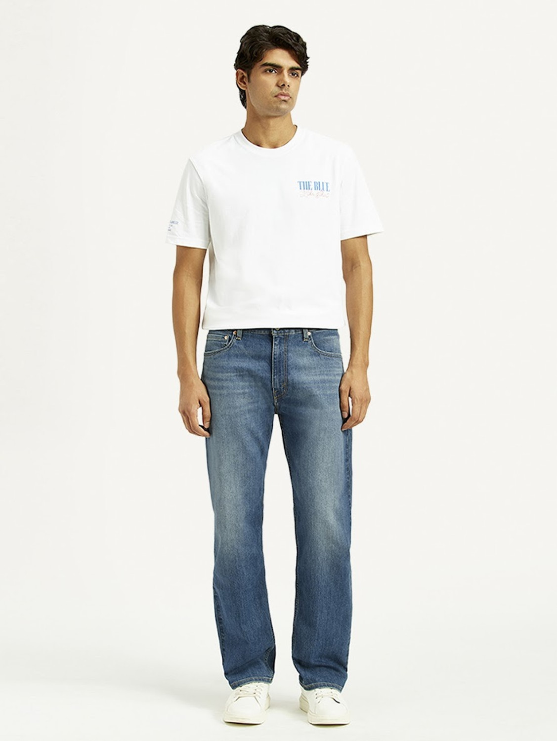Image of LEVI'S 555 Relaxed Fit Men Blue Jeans