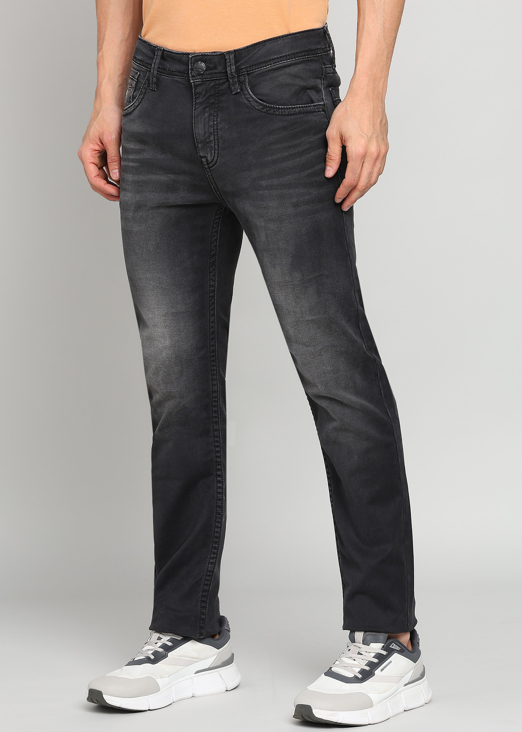 Image of INTEGRITI Slim Men Black Jeans