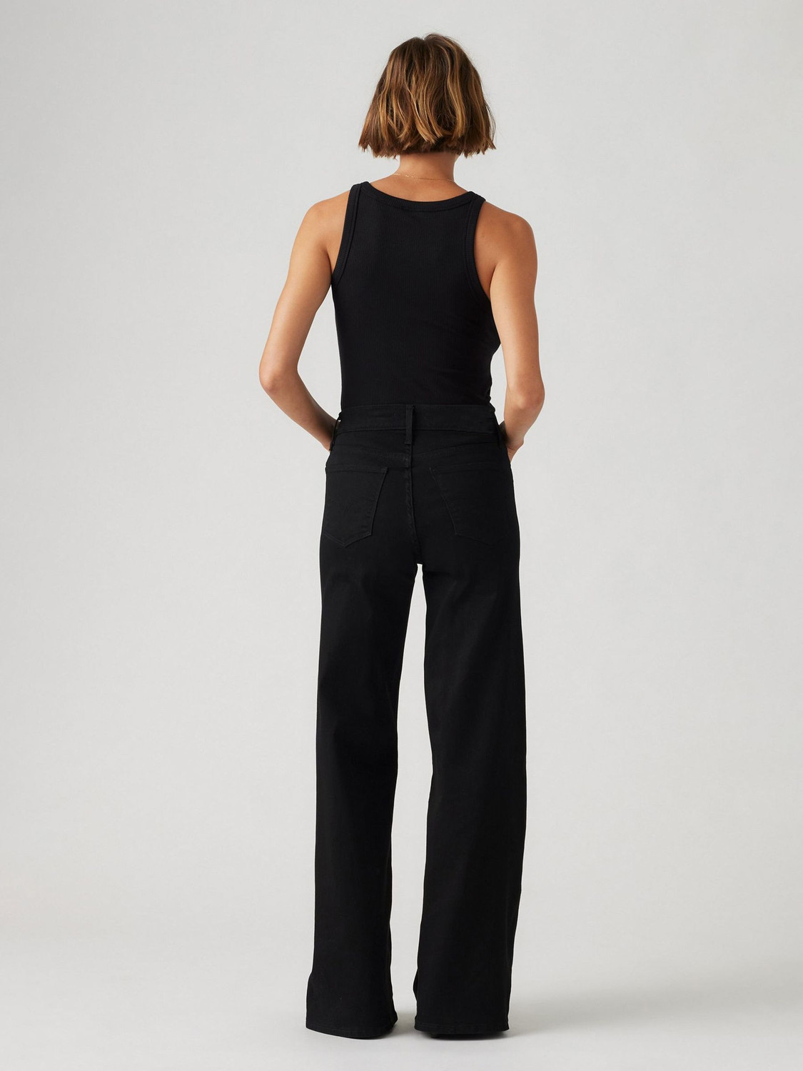 Image of KOTTY Flared Women Black Jeans