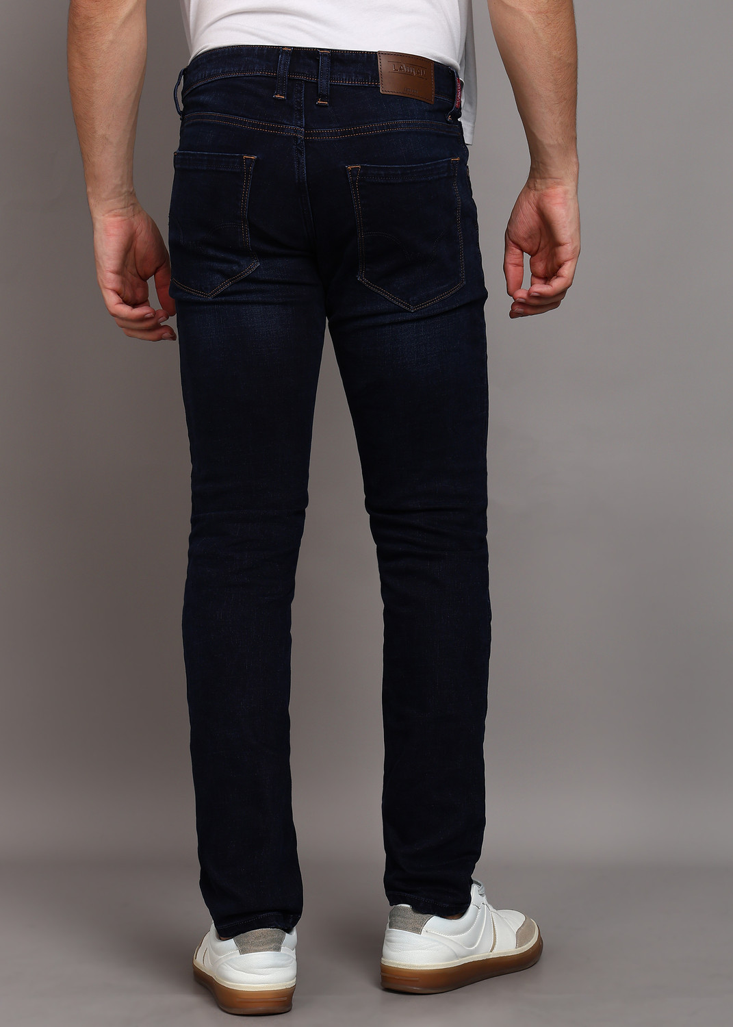 Image of LAWMAN Slim Men Dark Blue Jeans