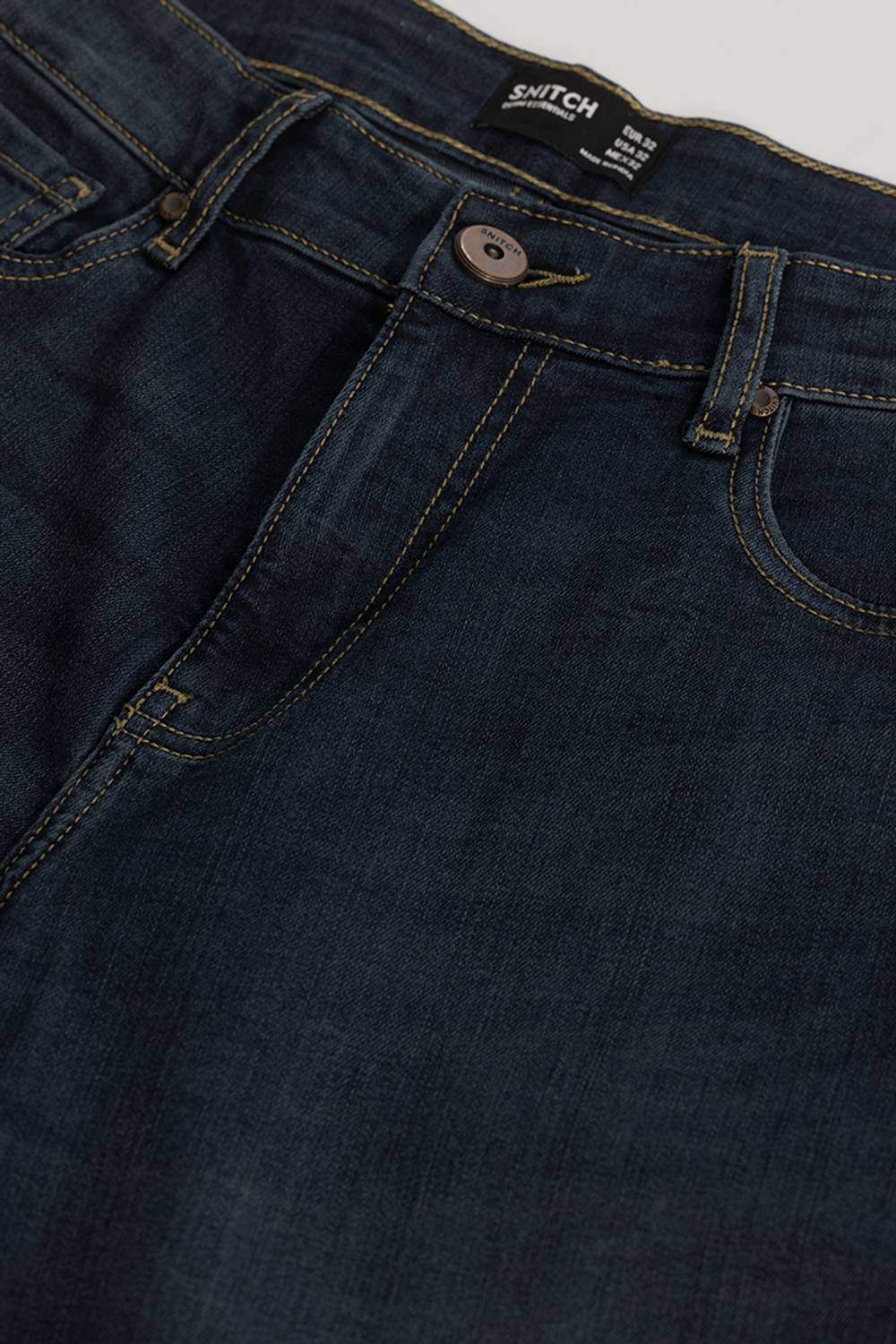 Snitch Relaxed Fit Men Blue Jeans - Image 4