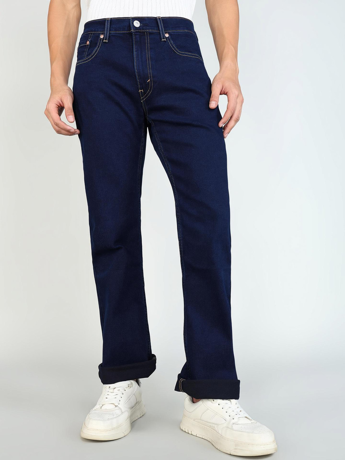 Image of LEVI'S Boot-Leg Men Dark Blue Jeans