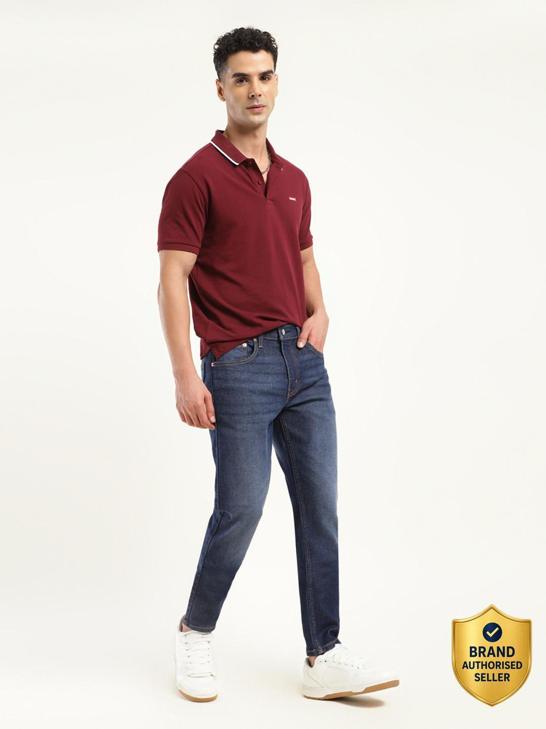 Image of LEVI'S 512 Tapered Fit Men Blue Jeans