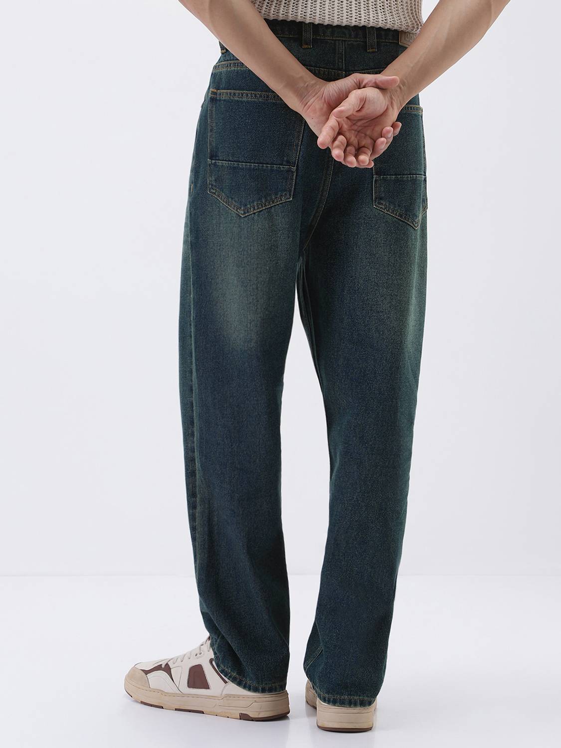 Urbano Fashion Loose Fit Men Blue Jeans - Image 3