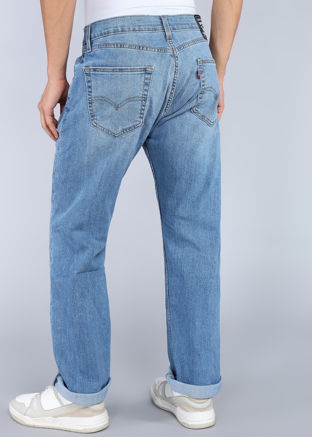 Image of LEVI'S Straight Fit Men Blue Jeans