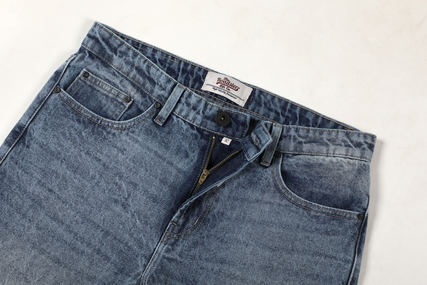 Image of Roadster Relaxed Fit Men Blue Jeans