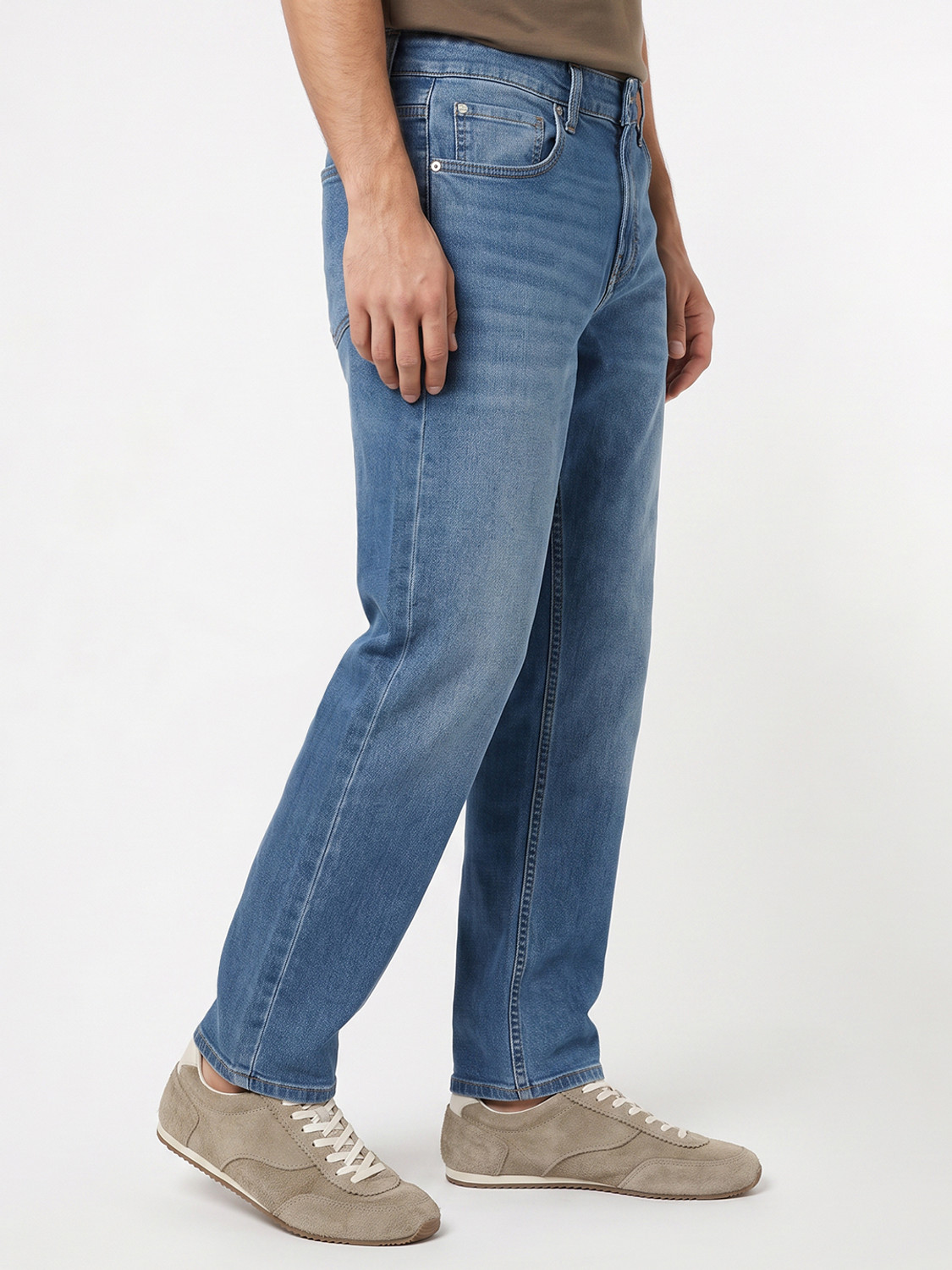 Image of Spykar Slim Men Blue Jeans