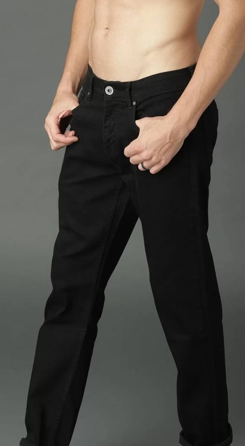 camfit Slim Men Black Jeans