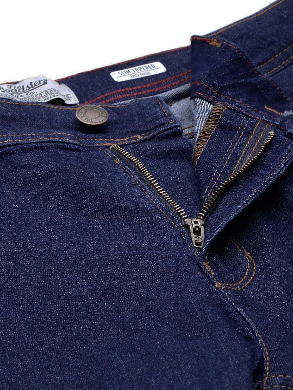 Image of Roadster Tapered Fit Men Blue Jeans