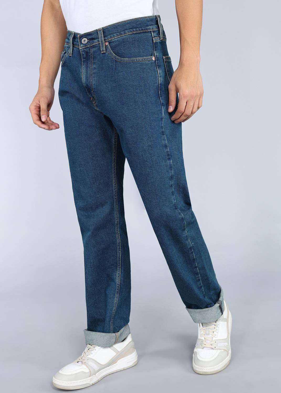 LEVI'S Straight Fit Men Dark Blue Jeans - Image 3