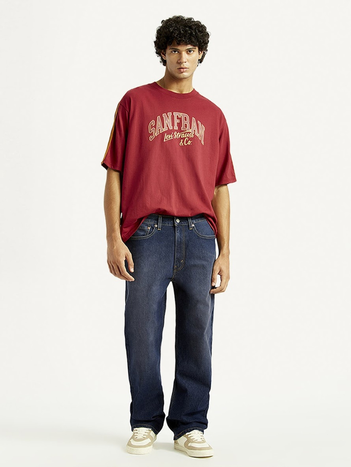 Image of LEVI'S Straight Fit Men Blue Jeans