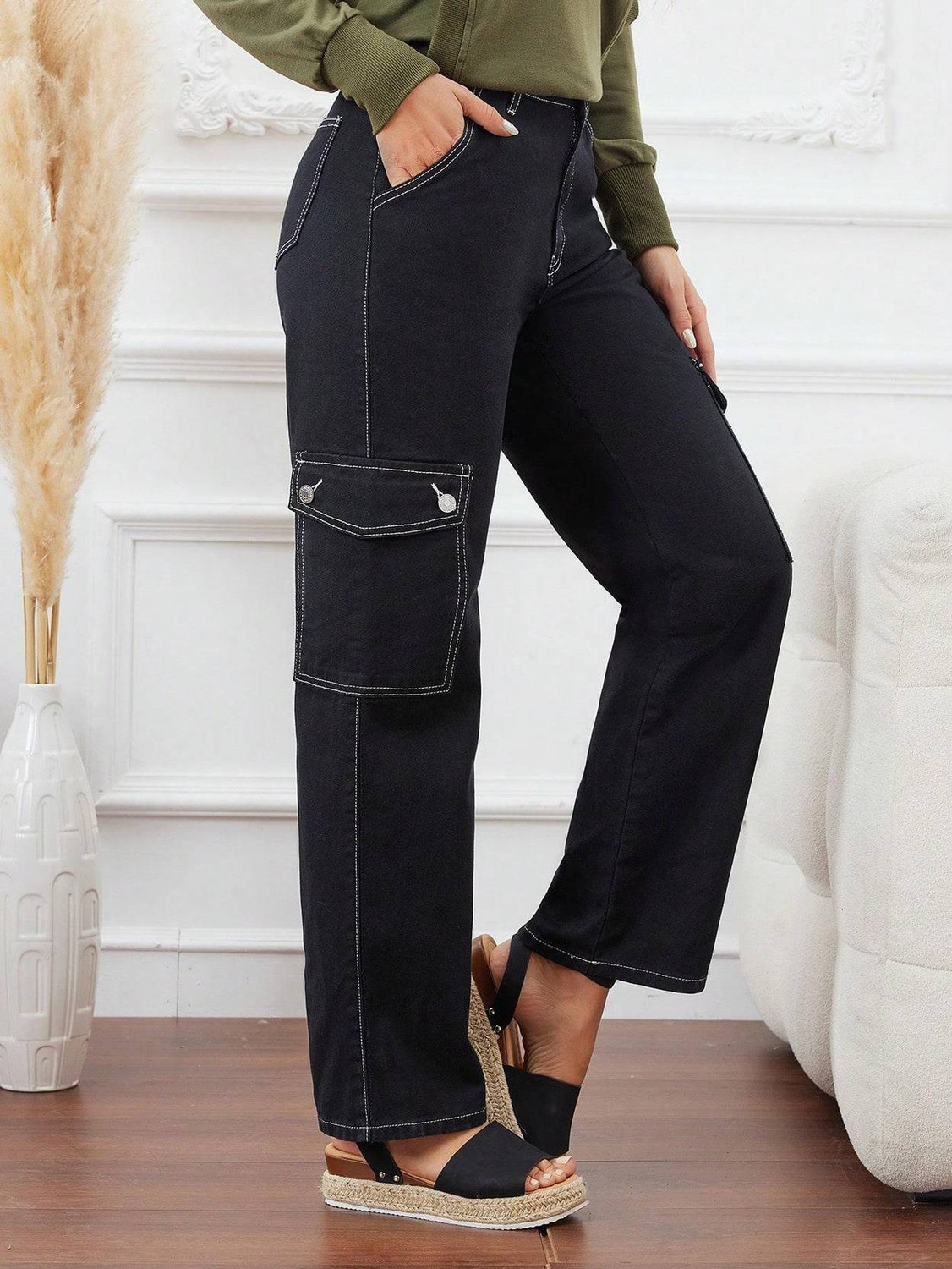 Image of KOTTY Regular Women Black Jeans