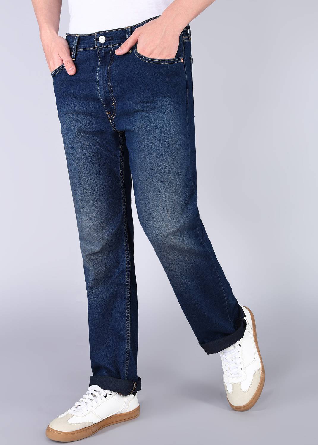 Levi's Relaxed Fit Men Dark Blue Jeans - Image 3