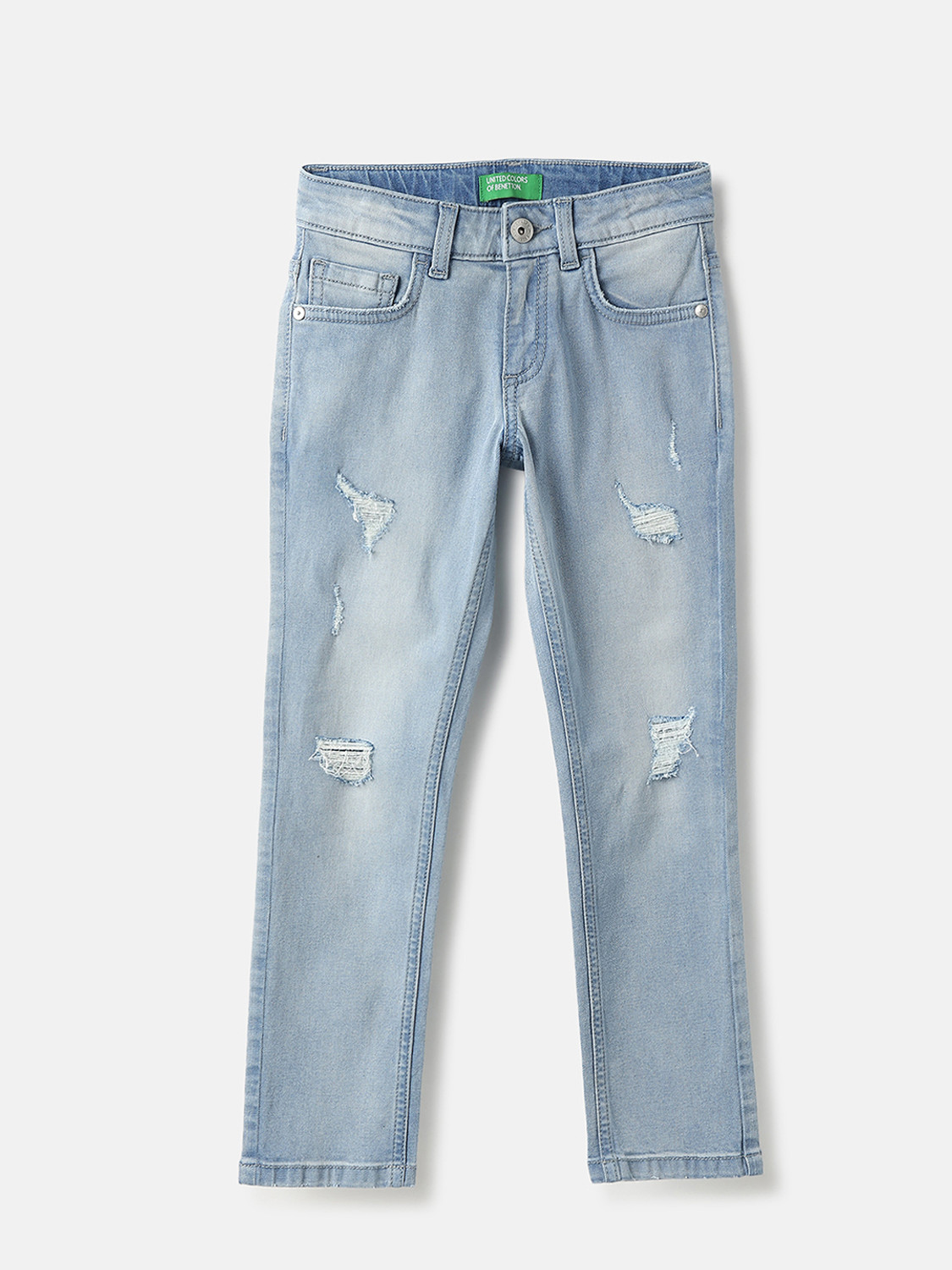 Image of United Colors of Benetton Slim Girls Blue Jeans