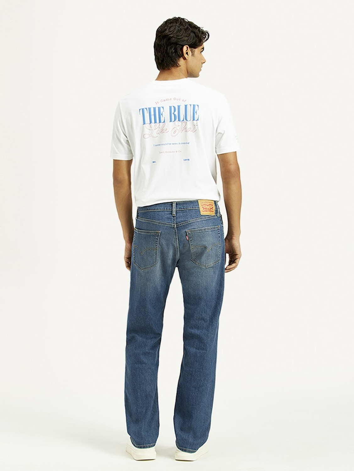 Image of LEVI'S 555 Relaxed Fit Men Blue Jeans