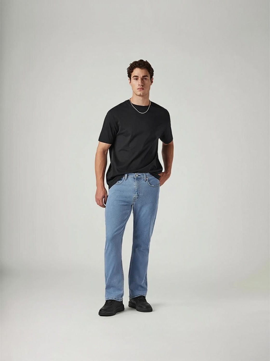 Image of LEVI'S Boot-Leg Men Dark Blue Jeans