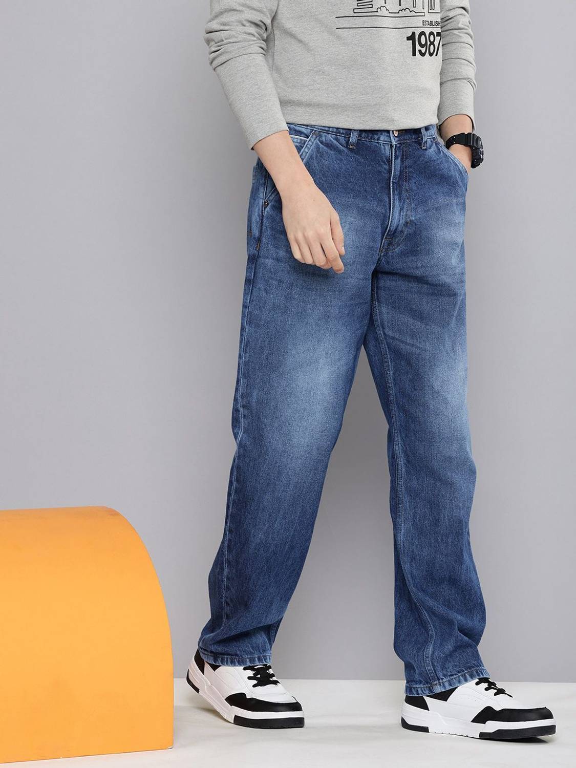 AEROPOSTALE Relaxed Fit Men Blue Jeans