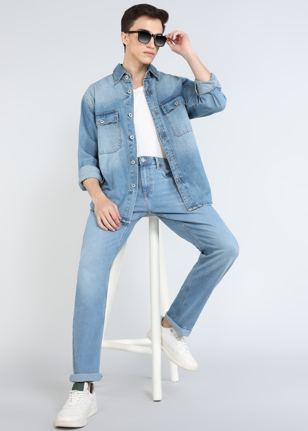 Image of U.S. Polo Assn. Denim Co. Straight Fit Men Blue Jeans