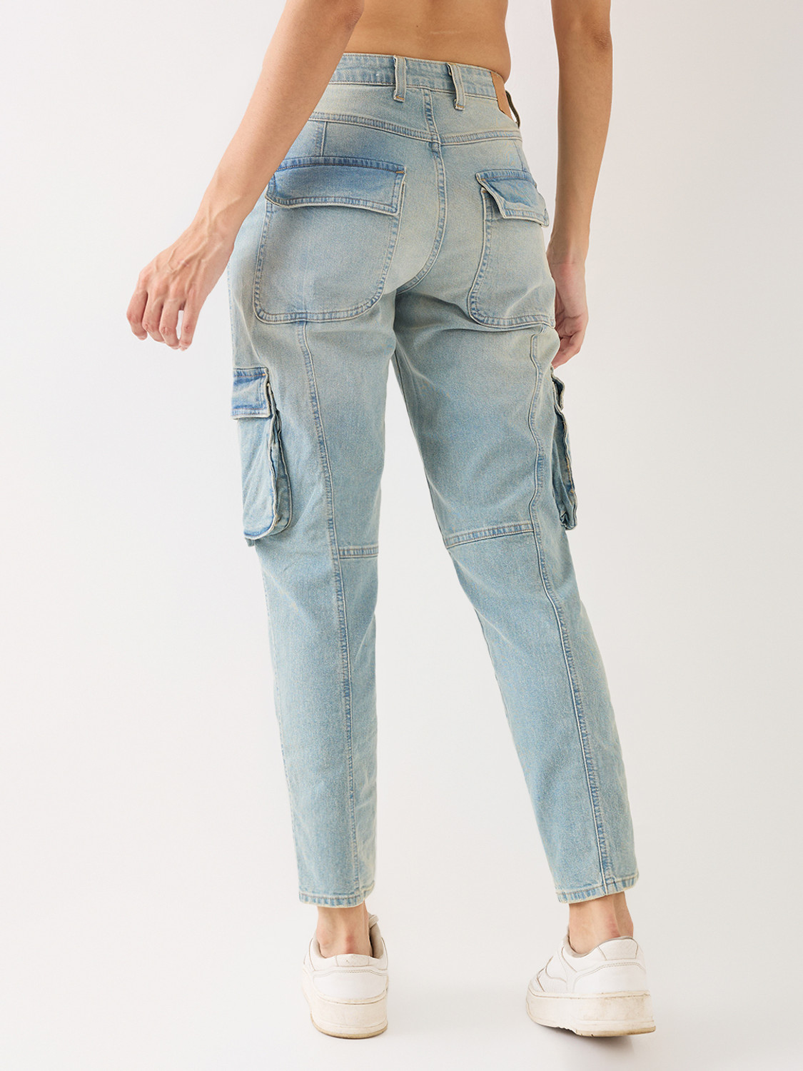 Image of Spykar Relaxed Fit Women Blue Jeans