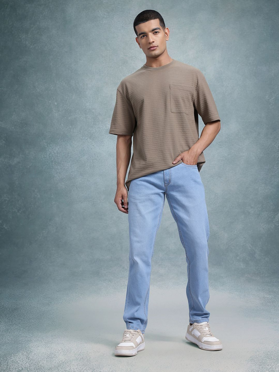 Image of Roadster Regular Men Blue Jeans