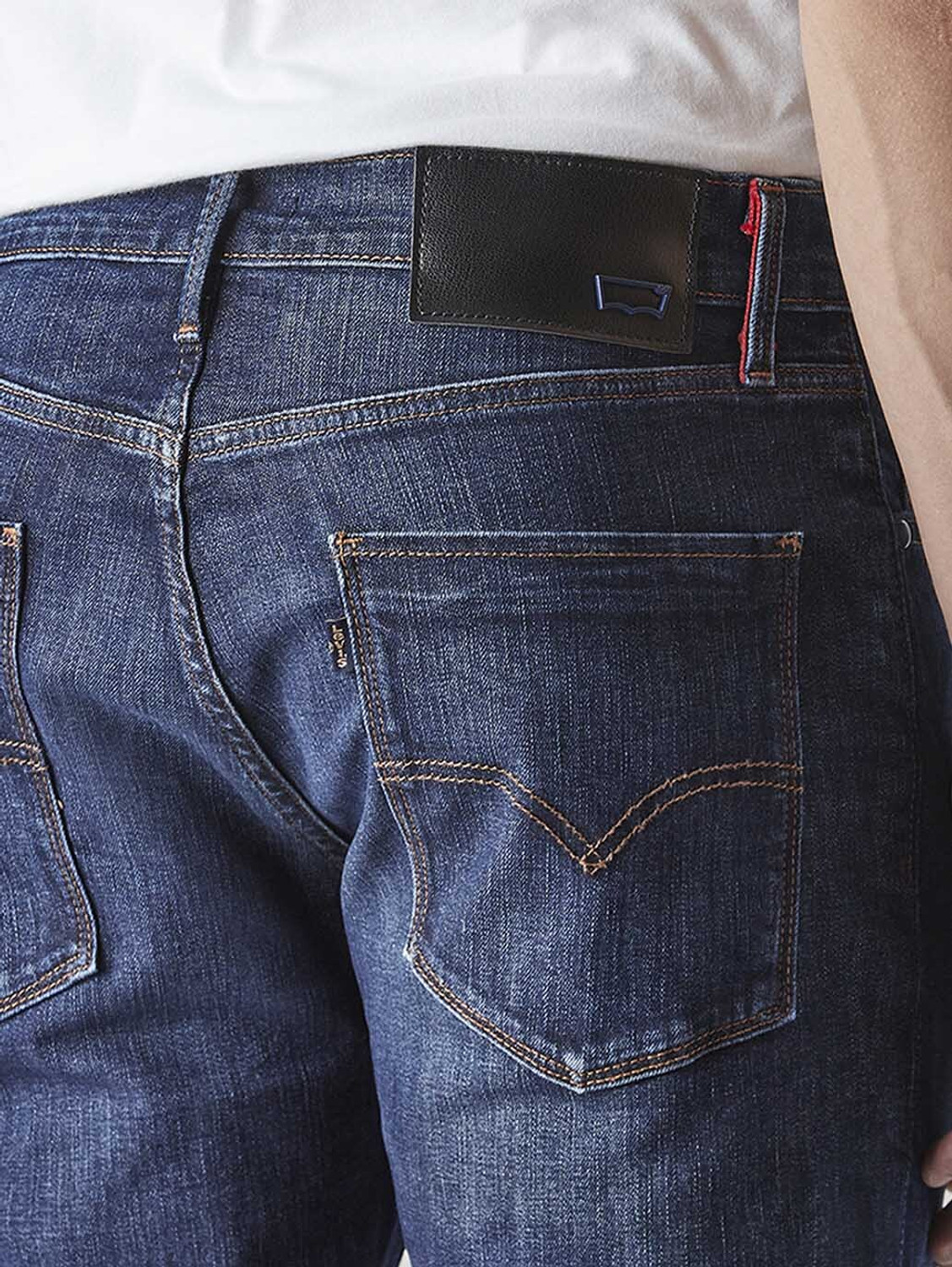 Image of LEVI'S Men Slim Mid Rise Blue Jeans