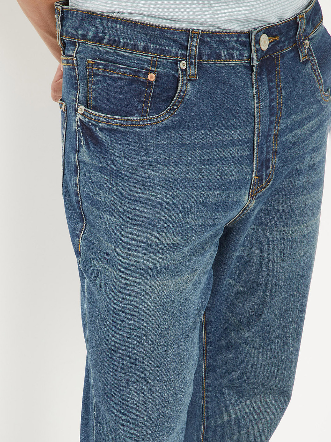 Image of MAX Regular Men Blue Jeans