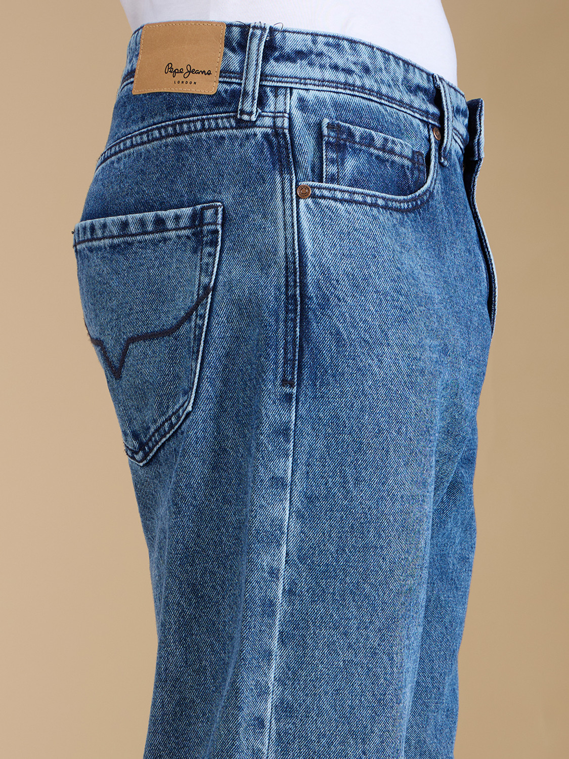 Image of Pepe Jeans Relaxed Fit Men Blue Jeans