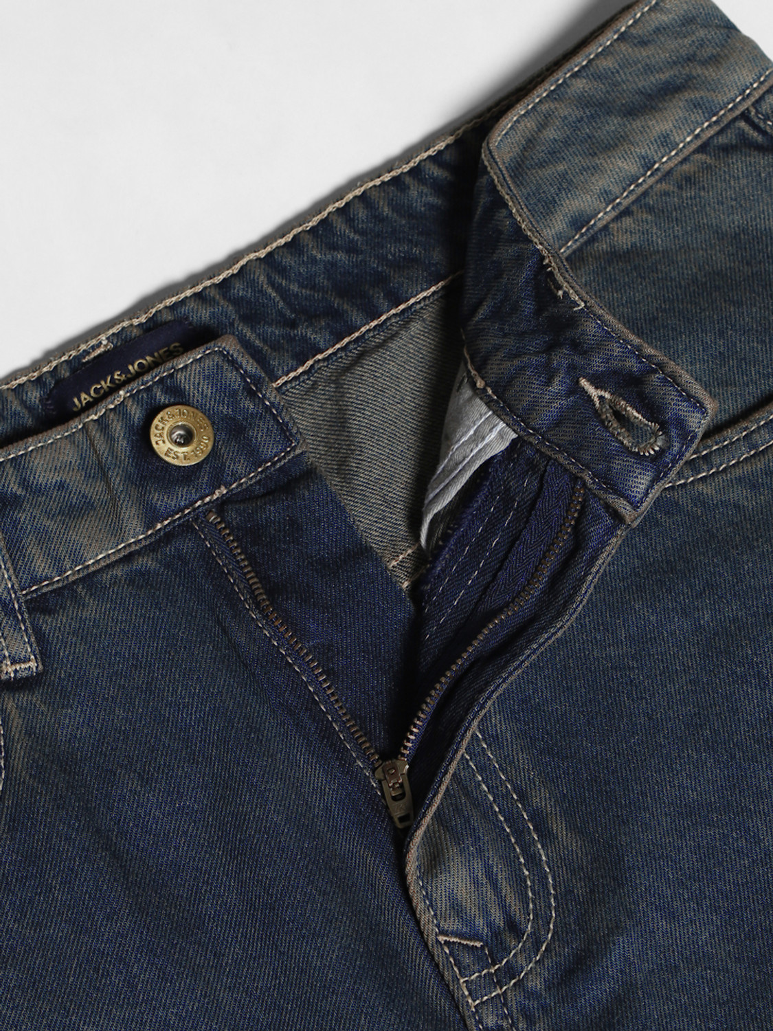 Image of JACK & JONES Loose Fit Men Dark Blue Jeans