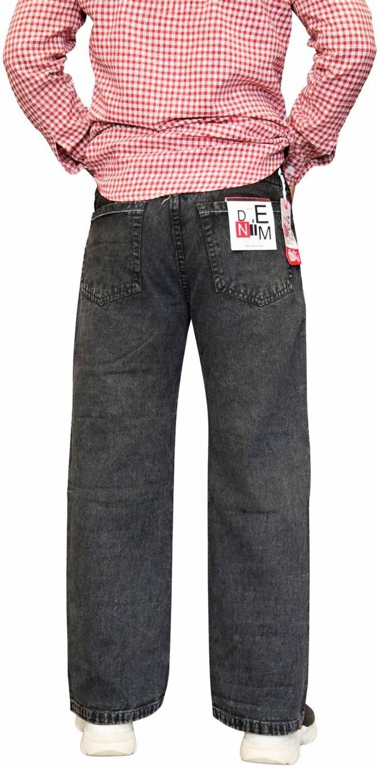 TheRKcollection Straight Fit Black Jeans - Image 2