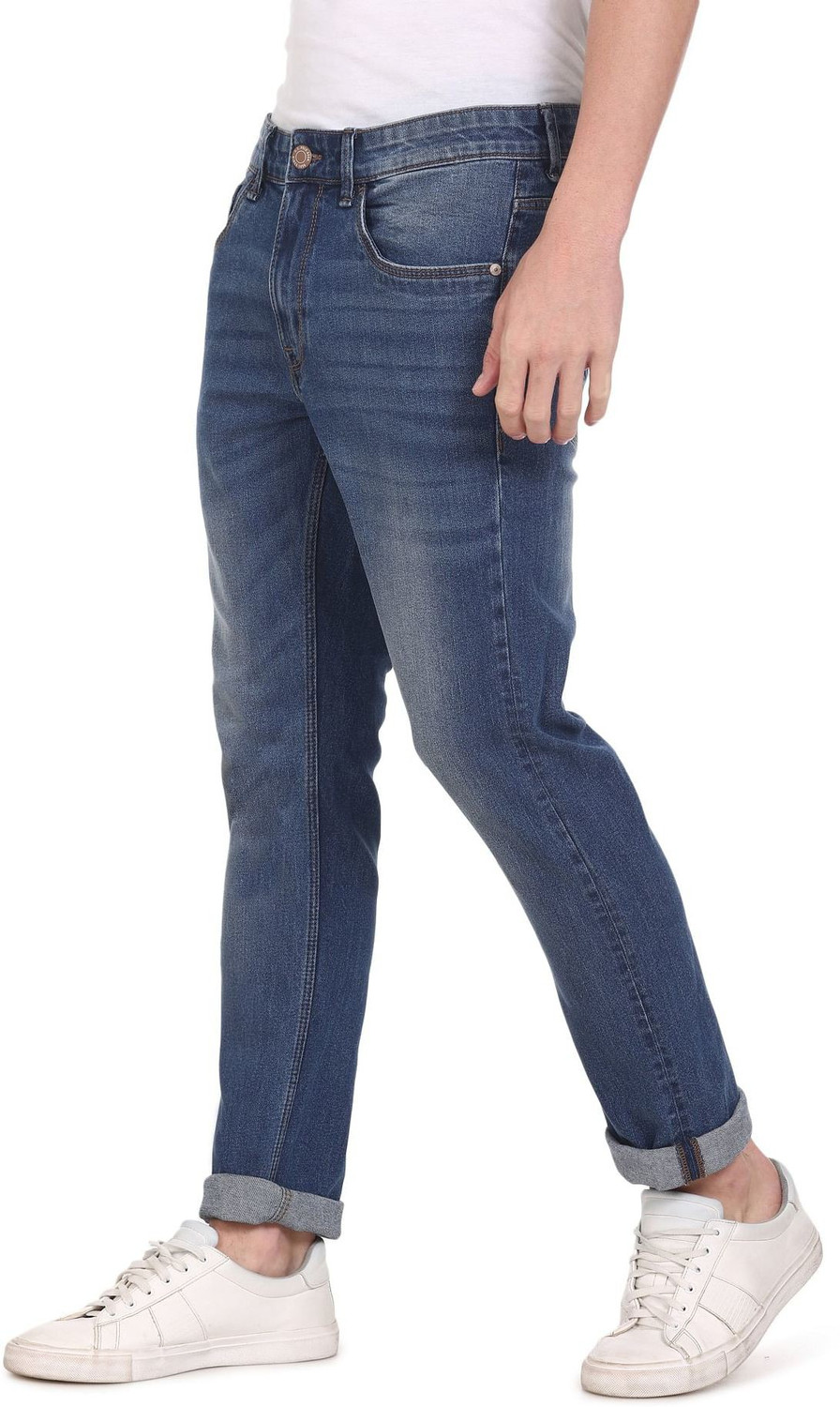 Image of U.S. POLO ASSN. Slim Men Blue Jeans