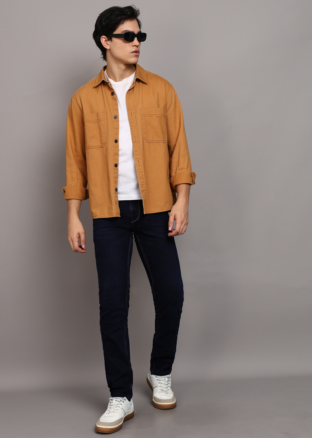 Image of LAWMAN Slim Men Dark Blue Jeans